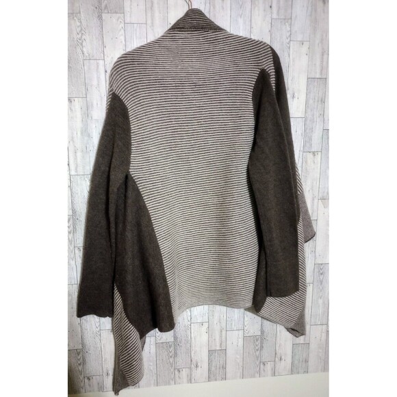 Telluride Clothing Company Cardigan Sweater Open Front Brown Wool Blend Medium - Picture 2 of 4